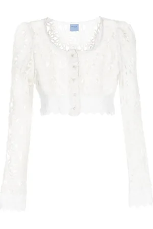 Macgraw Blusa Noble in pizzo sangallo