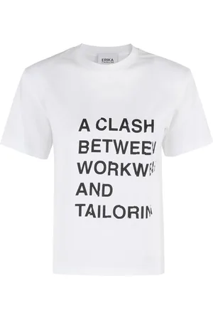 ERIKA CAVALLINI T-shirt in cotone con stampa