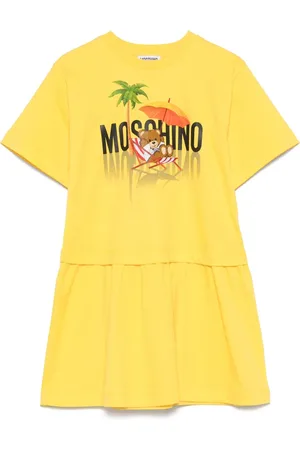 Moschino Abito Teddy Bear con stampa