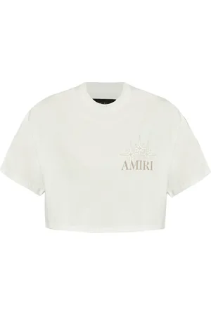 AMIRI T-shirt crop con stampa