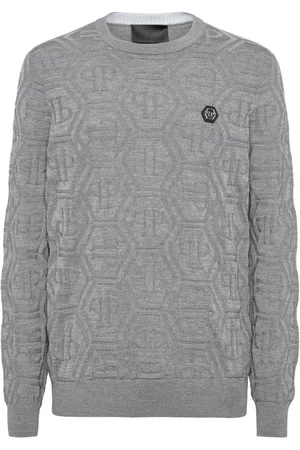 Philipp Plein Maglione con applicazione logo