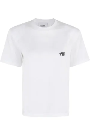 ERIKA CAVALLINI T-shirt in cotone con stampa