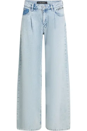 Karl Lagerfeld Jeans con placca logo