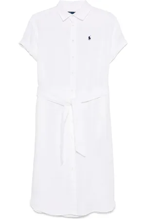 Ralph Lauren Abito midi Oxford con cintura