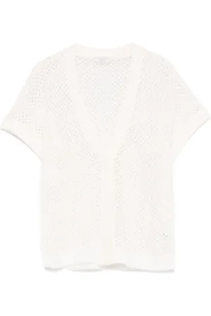PESERICO SIGN Camicia in maglia traforata