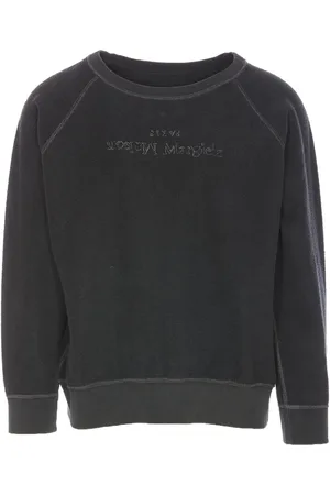 Maison Margiela Felpa con logo ricamato