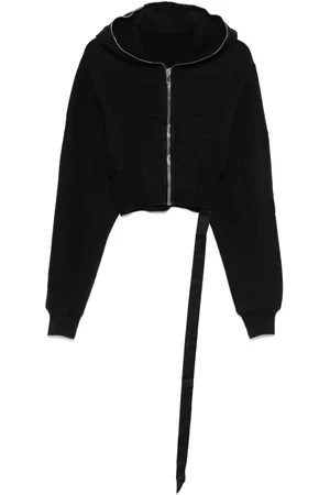 Rick Owens Felpa Collage Gimp con cappuccio