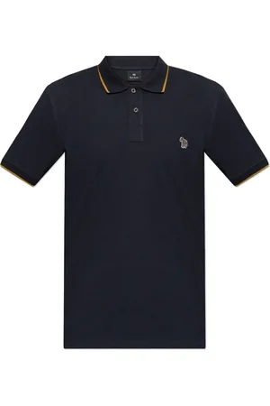 Paul Smith Polo in cotone biologico con applicazioni logo
