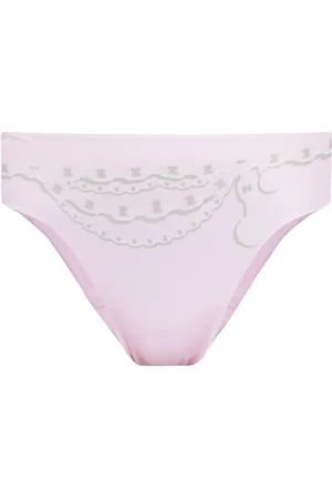 VERSACE Slip bikini con stampa