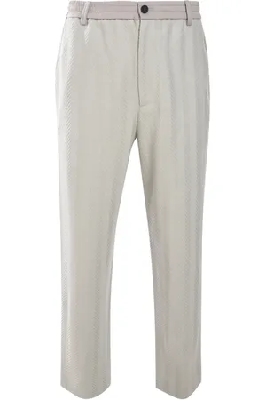 Missoni Pantaloni con motivo a zigzag