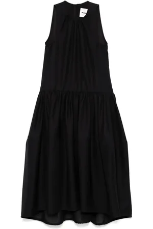 Jil Sander Abito midi in lana
