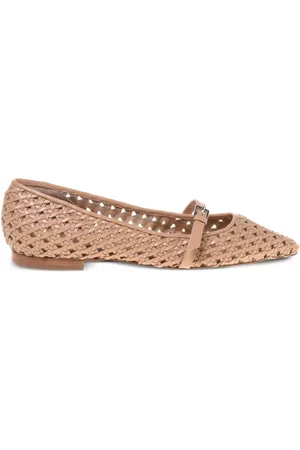 Alberta Ferretti Ballerine con design intrecciato