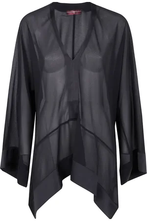 High Blusa con scollo a V