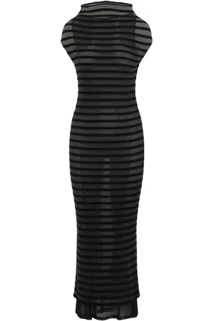 Jean Paul Gaultier Abito lungo a righe