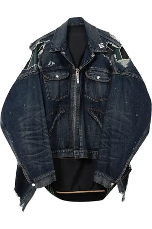 Maison Mihara Yasuhiro Giacca denim con design a strati