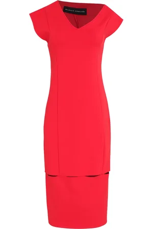 Gloria Coelho Abito midi con dettaglio cut-out