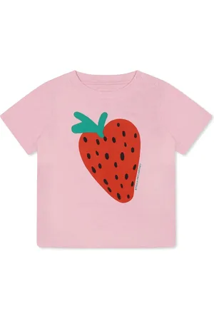 Stella McCartney T-shirt con stampa fragola