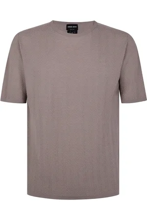 Giorgio Armani T-shirt con lavorazione in rilievo
