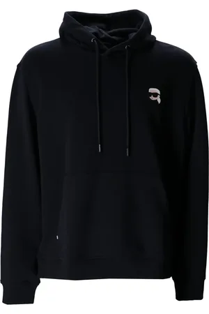 Karl Lagerfeld Felpa in misto cotone con cappuccio