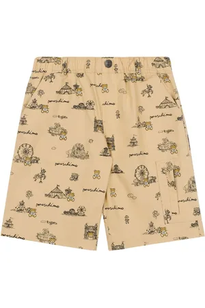 Moschino Shorts con stampa illustrazione