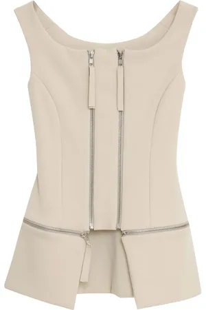 Gloria Coelho Top con doppia zip