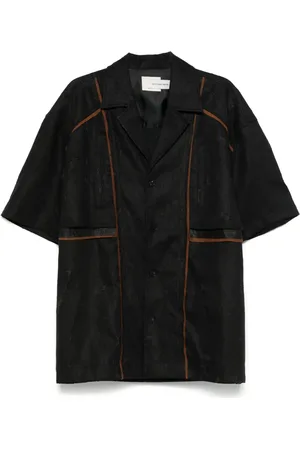 Feng Chen Wang Camicia con design patchwork