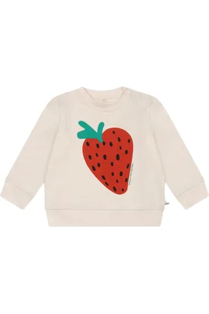 Stella McCartney Felpa con stampa fragola
