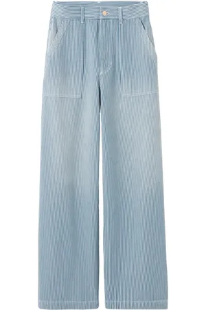 Claudie Pierlot Pantaloni dritti a righe