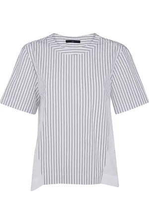 High Blusa a righe