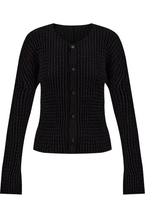 Issey Miyake Cardigan Plissettato