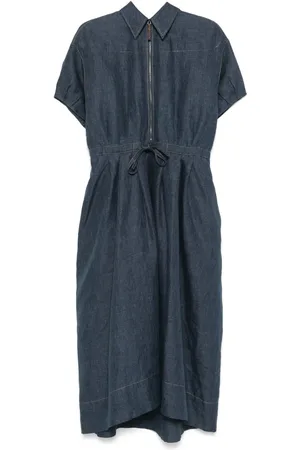 Brunello Cucinelli Abito lungo denim