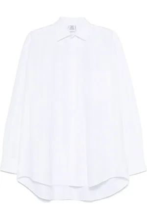 Vetements Camicia con effetto jacquard
