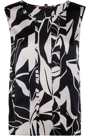 High Blusa a fiori