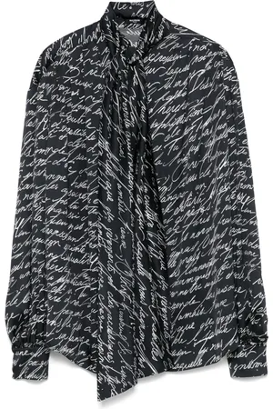 Balmain Blusa con stampa Love Letter