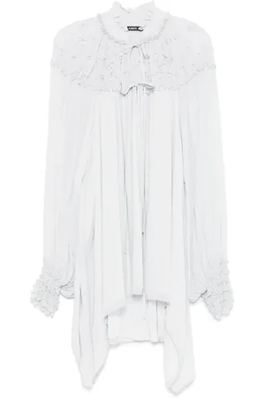 AMEN Blusa con applicazioni a fiori