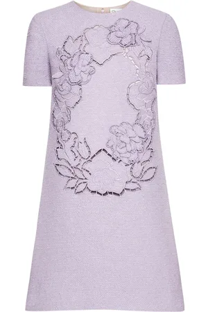 Oscar de la Renta Abito English Rose con dettaglio cut-out