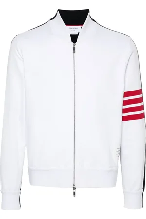 Thom Browne Bomber con dettaglio a righe