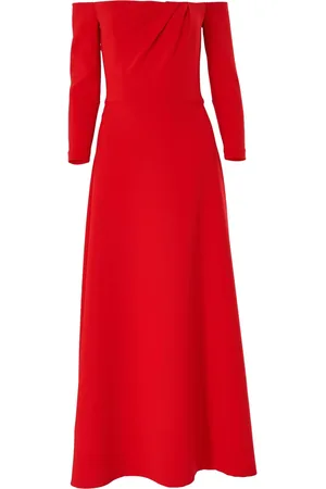 Carolina Herrera Abito midi con spalle scoperte