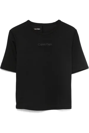 Calvin Klein T-shirt con logo in rilievo