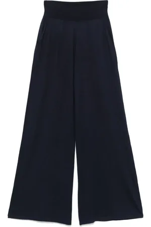Frenckenberger Pantaloni in maglia a vita alta