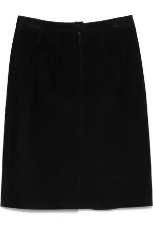 Burberry Gonna midi a coste anni 