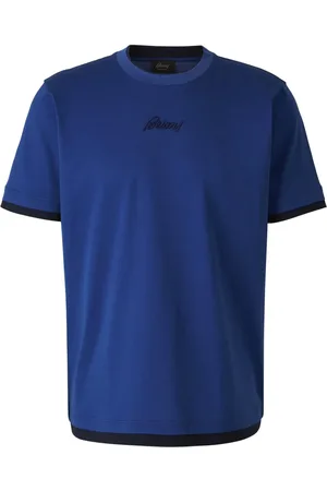BRIONI T-shirt con logo ricamato