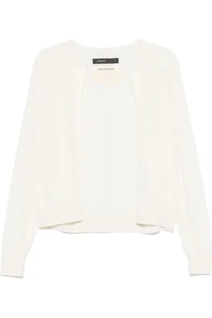 Frenckenberger Cardigan in maglia fine