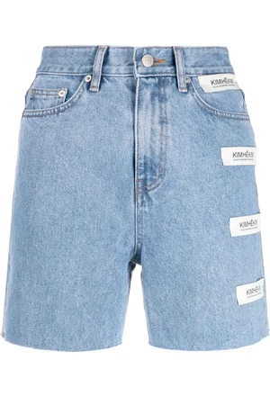 KIMHEKIM Shorts denim con stampa