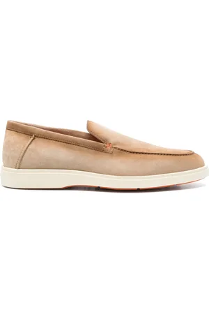 santoni Mocassini in pelle scamosciata