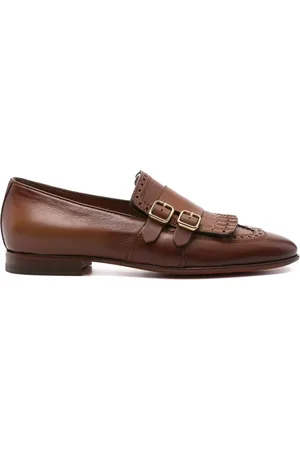 santoni Mocassini con doppia fibbia