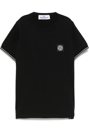 Stone Island T-shirt con applicazione Compass