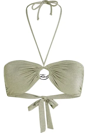 Karl Lagerfeld Top bikini con logo