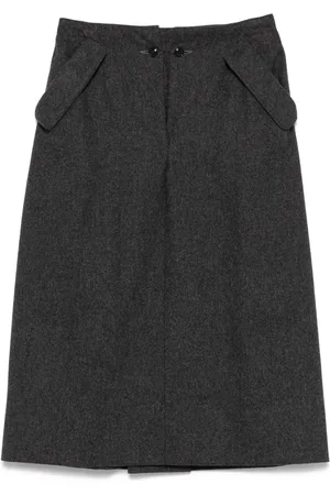 Giorgio Armani Gonna midi in lana anni 1990