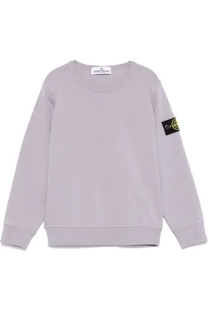 Stone Island Felpa con applicazione Compass